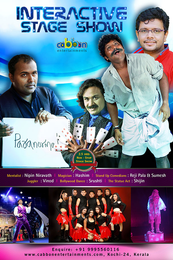 portfolio entertainment program booking agency kochi